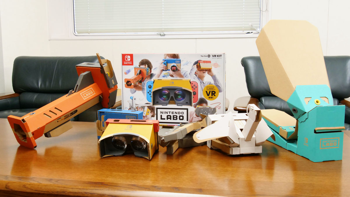 Nintendo Switchで驚愕のVR体験が満喫可能になる「Nintendo Labo Toy