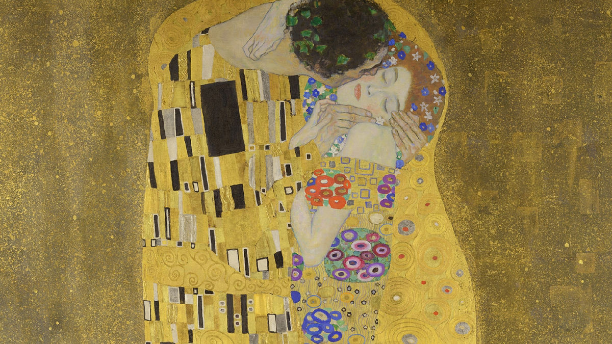 グスタフ・クリムト 母と子 金色フレーム グスタフ・クリムト 母と子