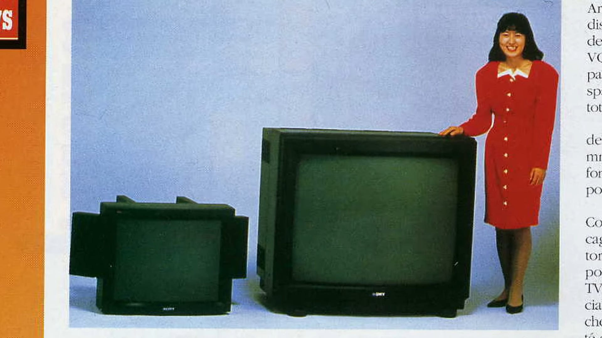 43インチで世界最大級・重量200kgのソニー製ブラウン管テレビが大阪の