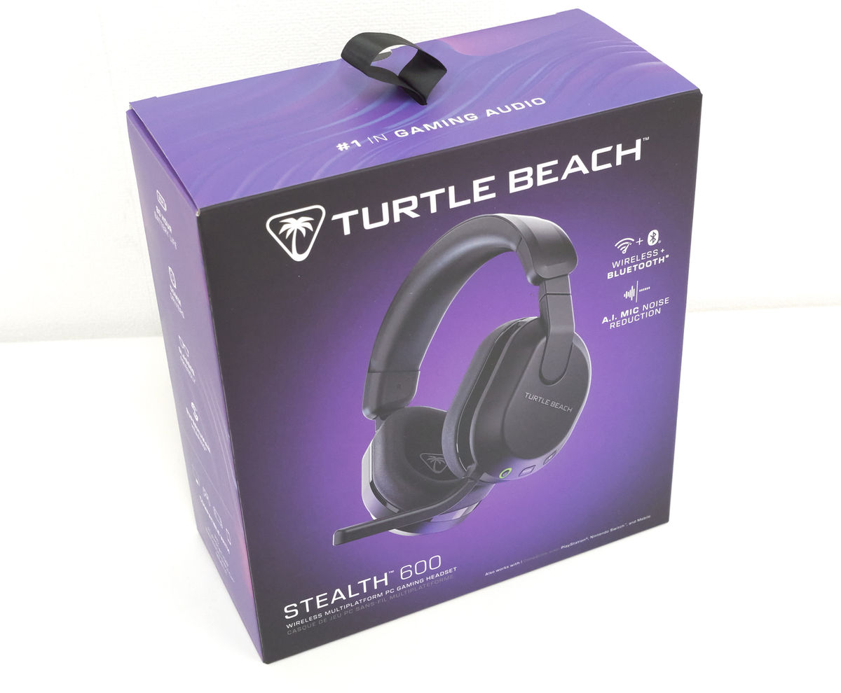 最長80時間使えるAIノイズリダクション付きワイヤレスゲーミングヘッド