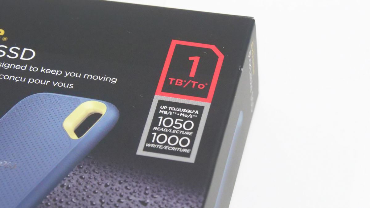 1TBの大容量をコンパクトな手のひらサイズに収めたポータブルSSD