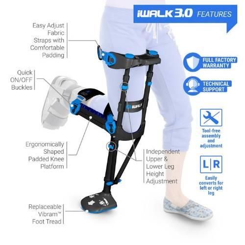 Buy iWALK 3.0 Hands Free Crutch | iWalk Knee Crutch