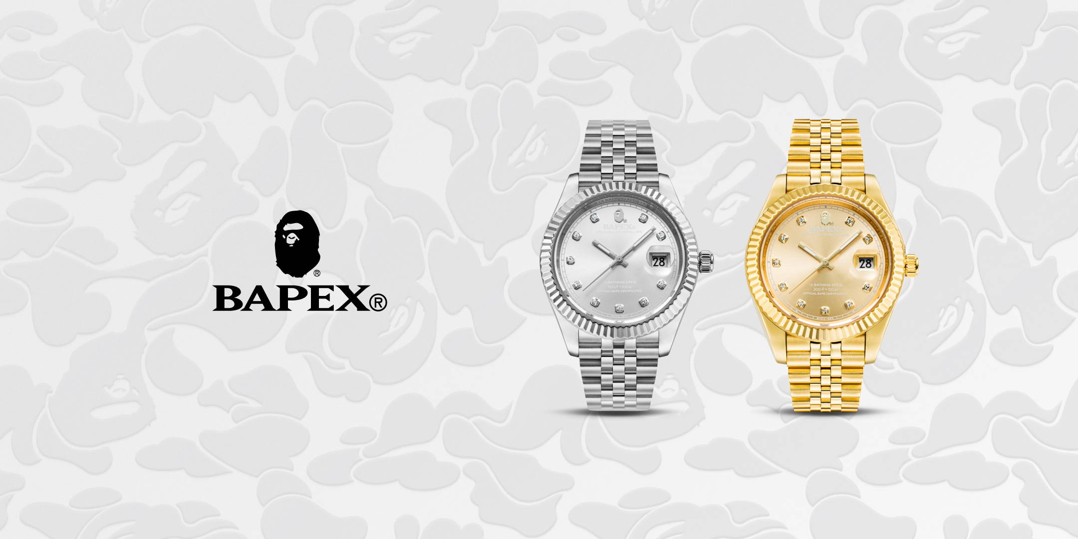 煌びやかな文字盤の「TYPE 6 BAPEX®」が登場 | bape.com