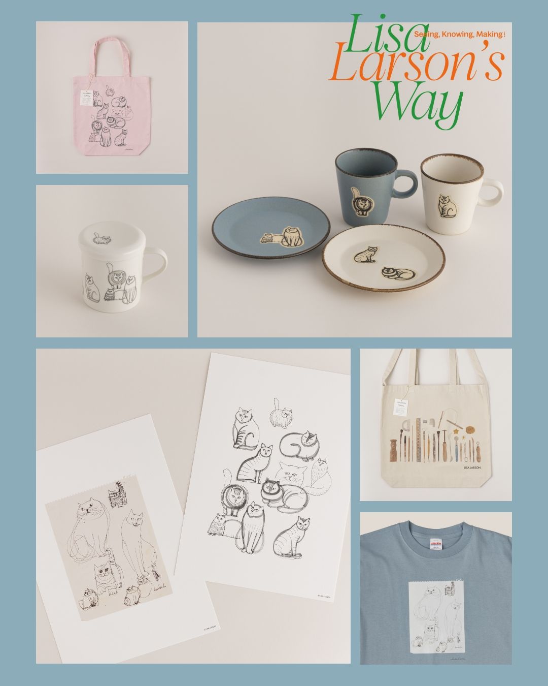 リサ・ラーソンの作り方 展」開催記念】トンカチオリジナルグッズ特集