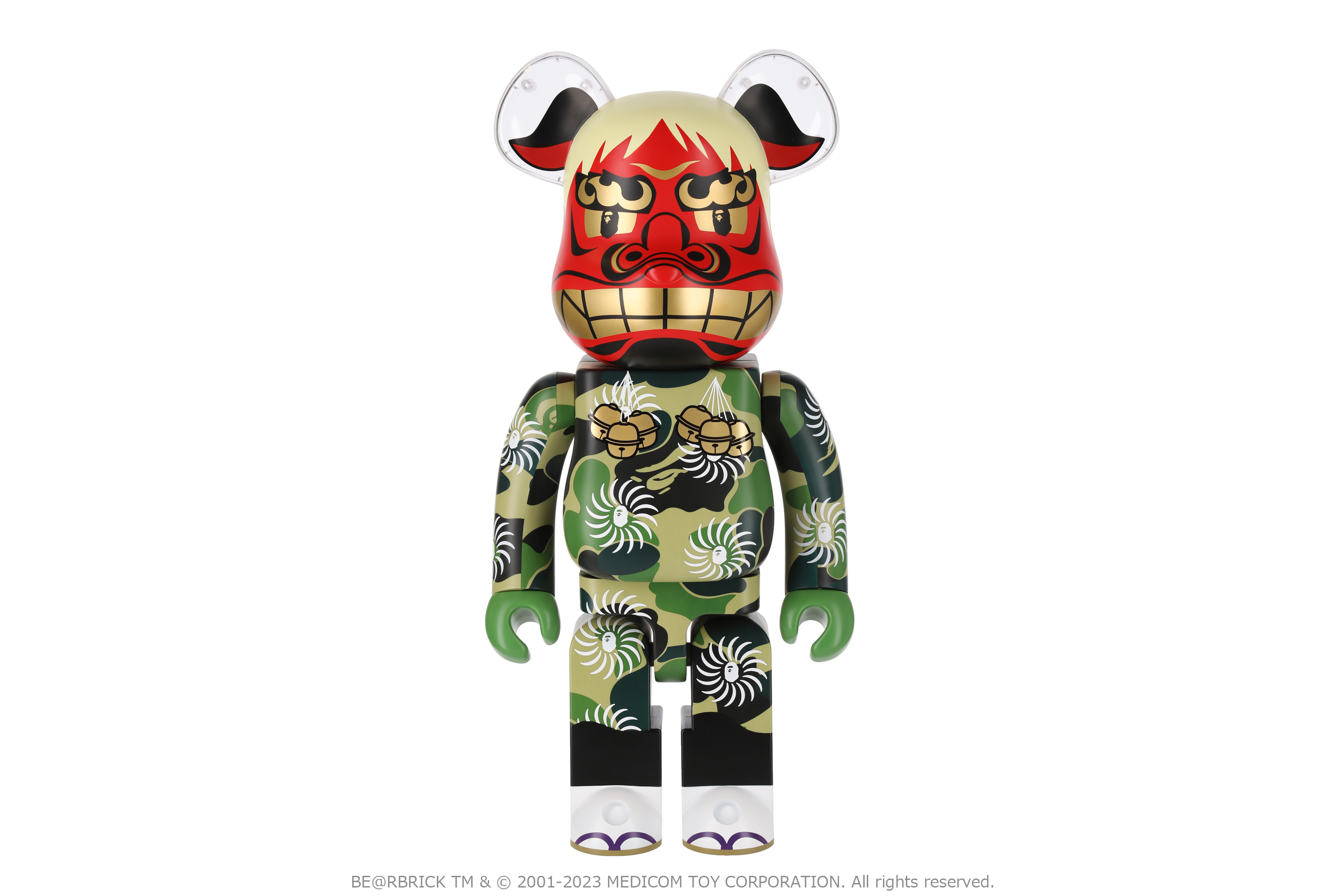 BE@RBRICK BAPE®︎ 招き猫 銀メッキ / 達磨 金メッキ / 獅子舞 | bape.com