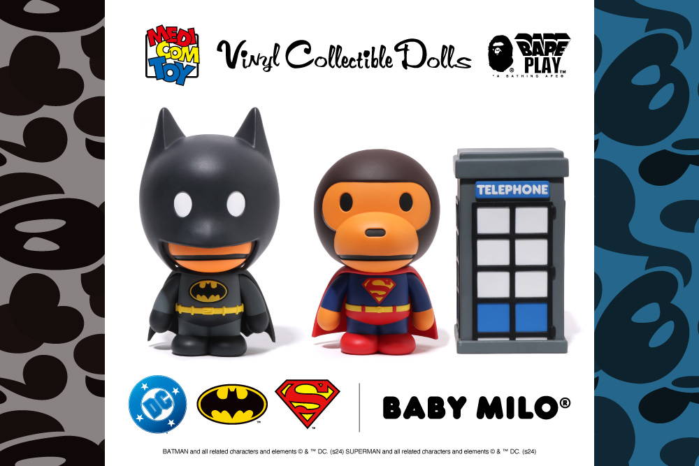 DC BATMAN & SUPERMAN x BABY MILO® VCD | bape.com