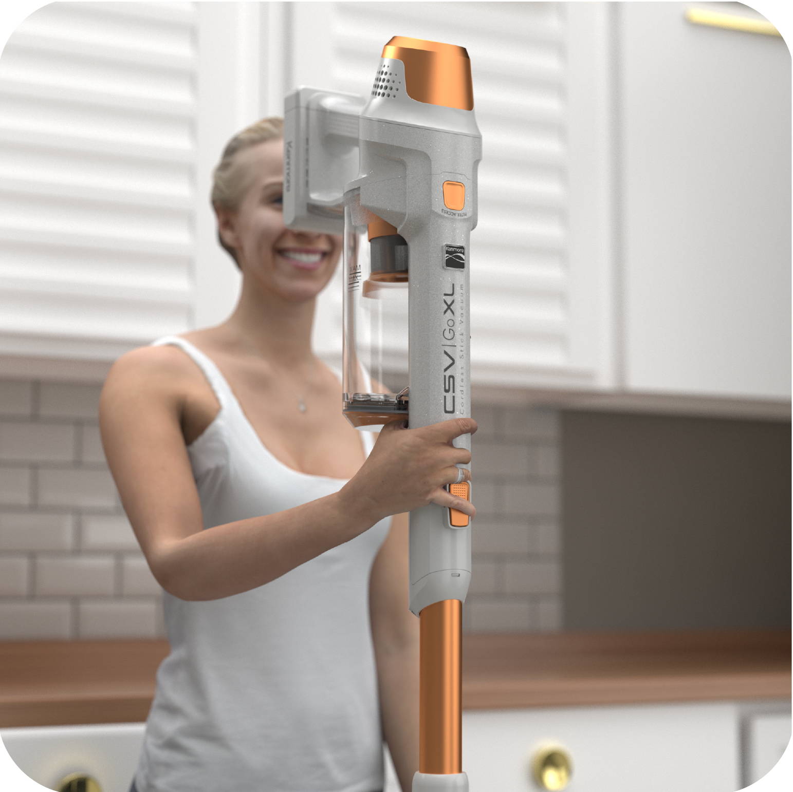 Kenmore CSV | Go™ XL 21.6V Cordless Stick Vacuum with EasyReach™ Wand
