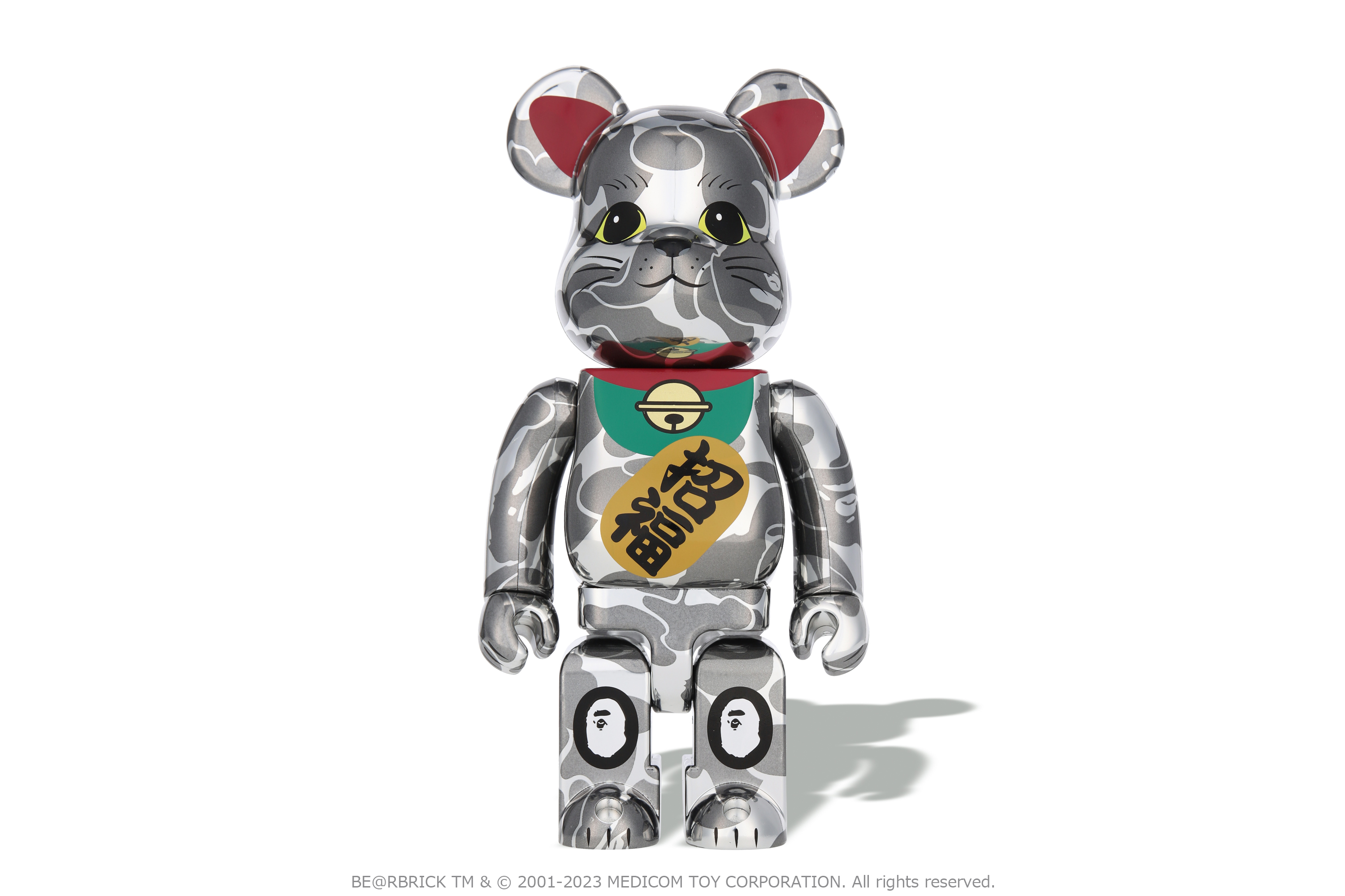 BE@RBRICK BAPE®︎ 招き猫 銀メッキ / 達磨 金メッキ / 獅子舞 | bape.com