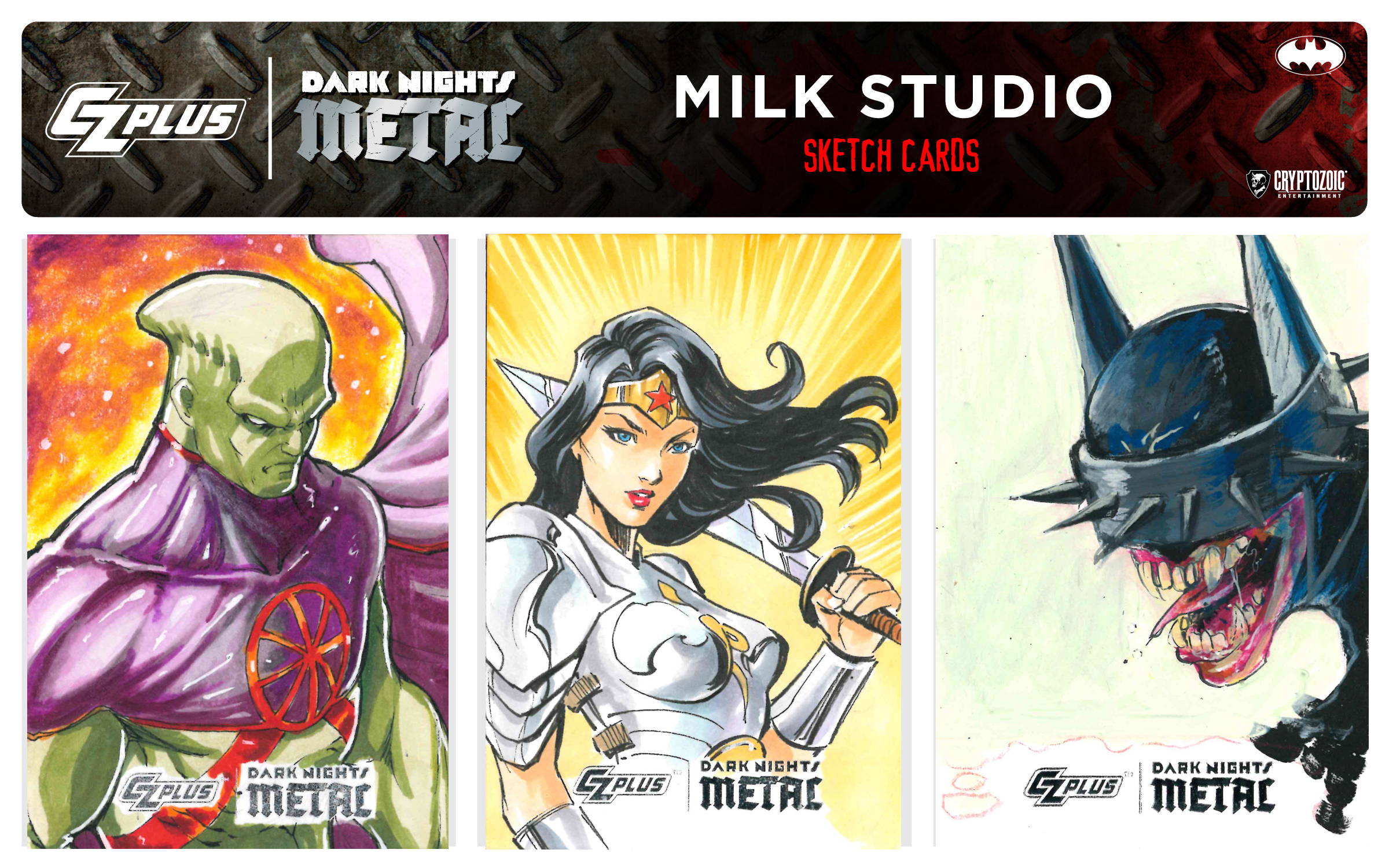 CZPlus Dark Nights: Metal Trading Cards: Sketch Card Showcase