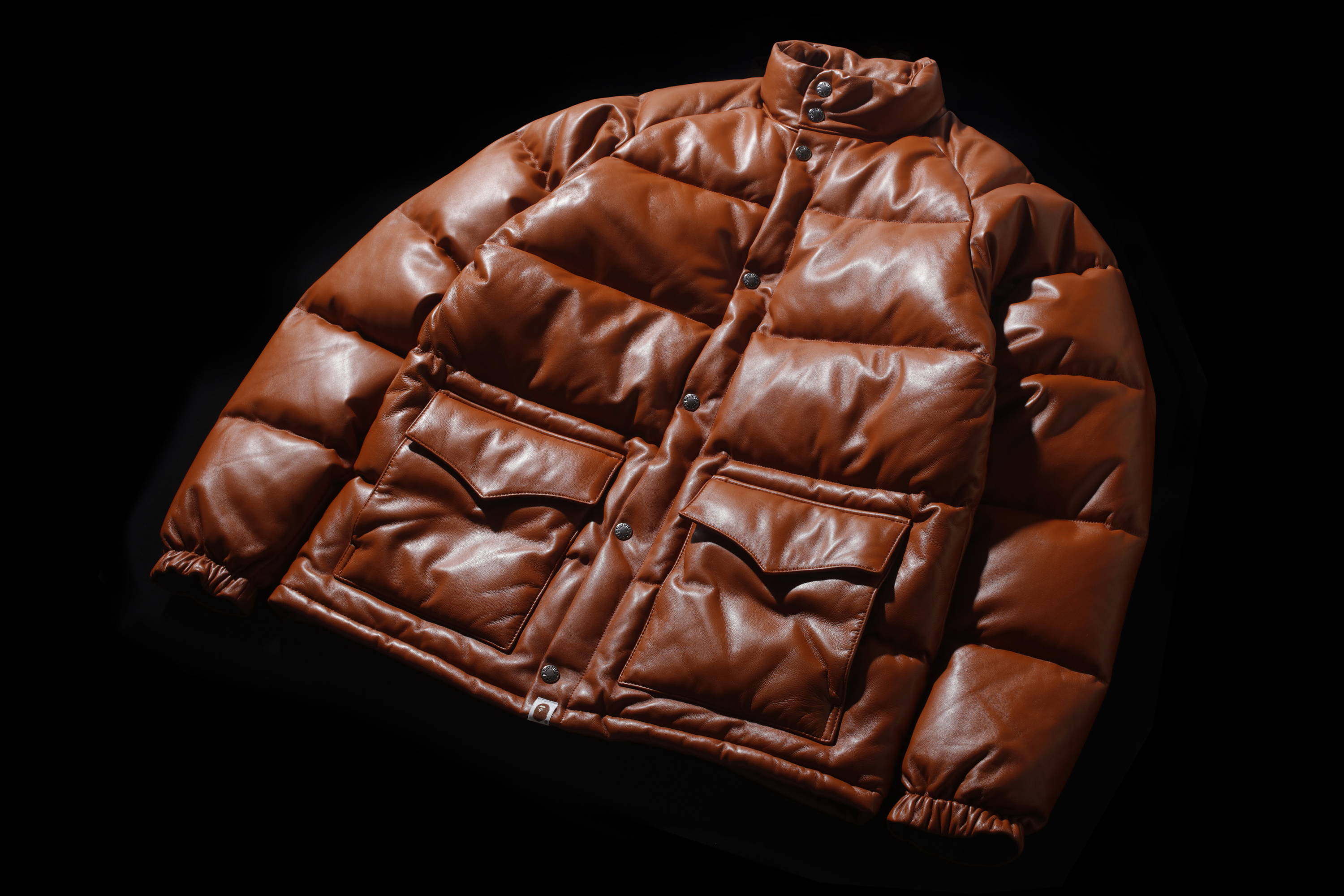 LEATHER CLASSIC DOWN JACKET | bape.com