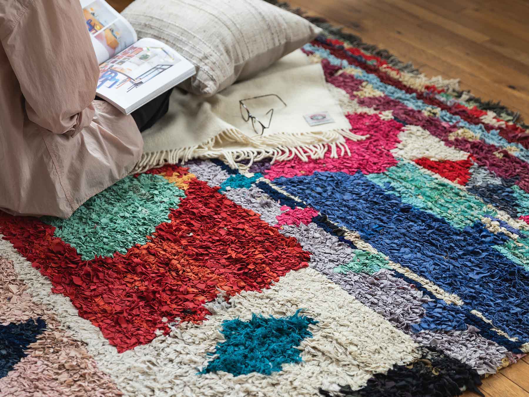 モロッコ ヴィンテージボシャルウィットラグ 【公式通販】