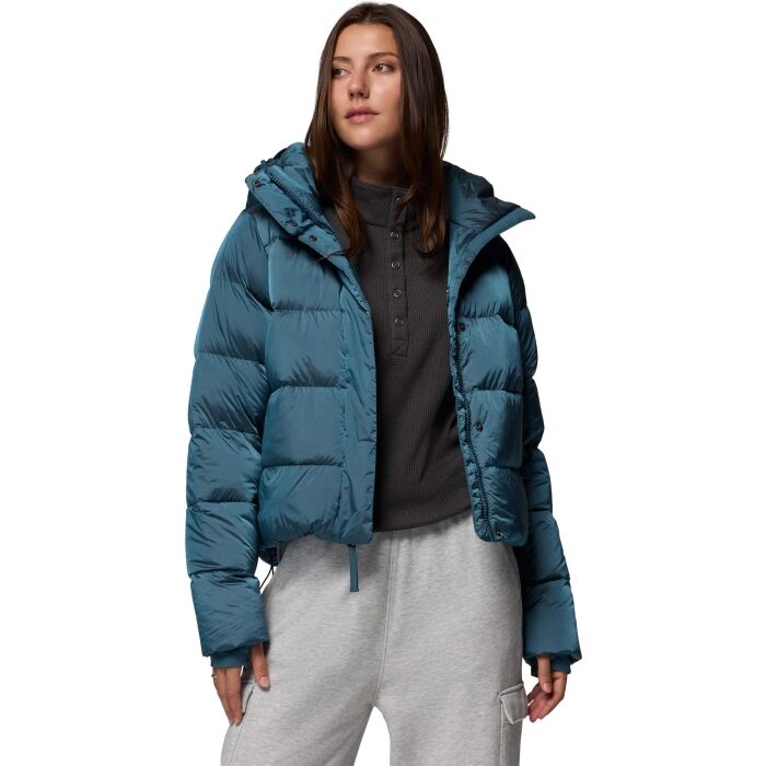 Columbia AMAZE PUFF™ HOODED JACKET - Winter jacket - turquoise