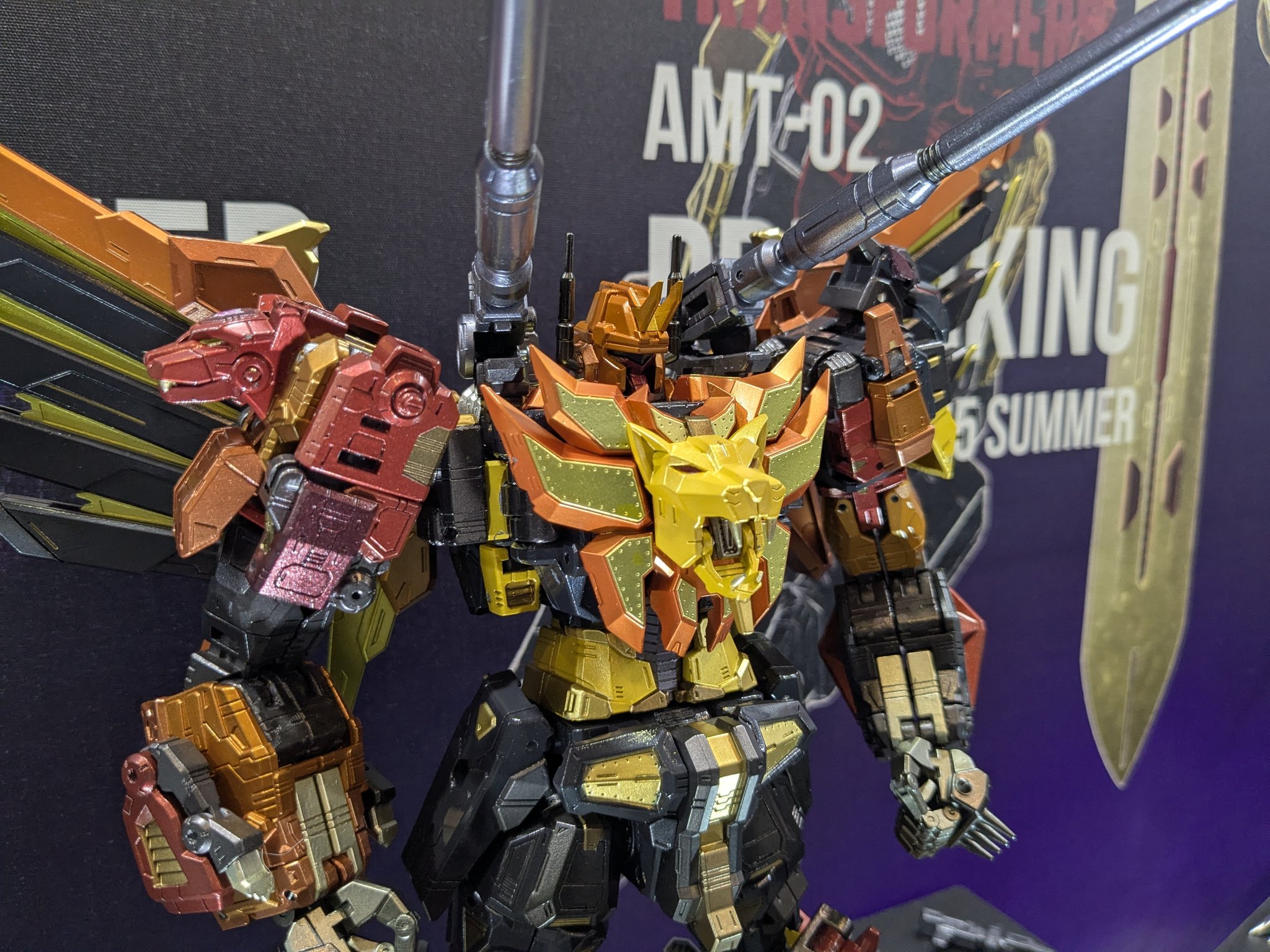 Adamas Machina AMT-02 Predaking Color Images from Transformers T