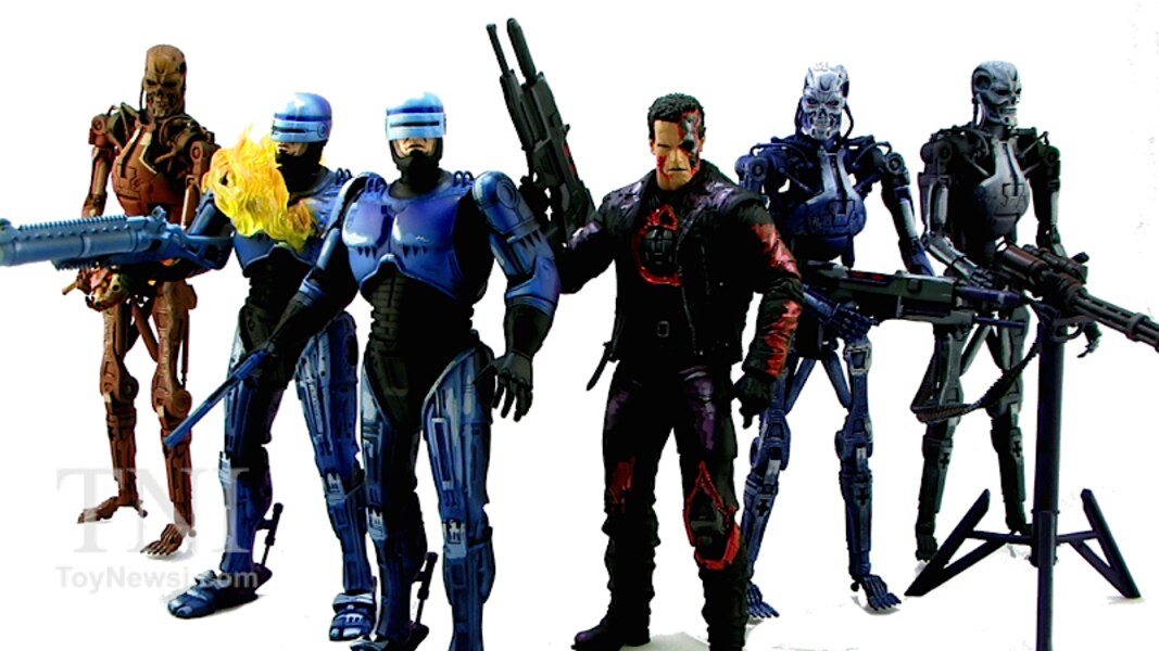 NECA Toys 16-Bit Video Game RoboCop vs The Terminator Figures