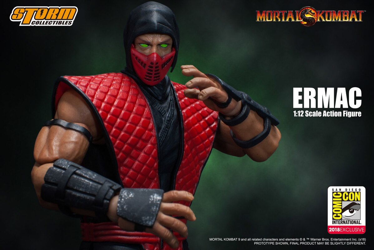 2018 SDCC Storm Collectibles 1:12 Mortal Kombat Ermac Figure