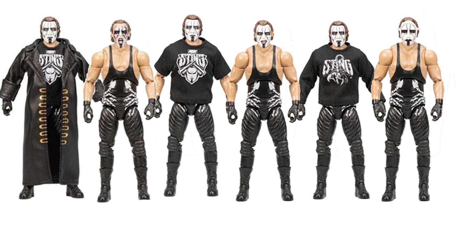 Jazwares AEW Supreme Collection Walmart Exclusive Sting Figure In