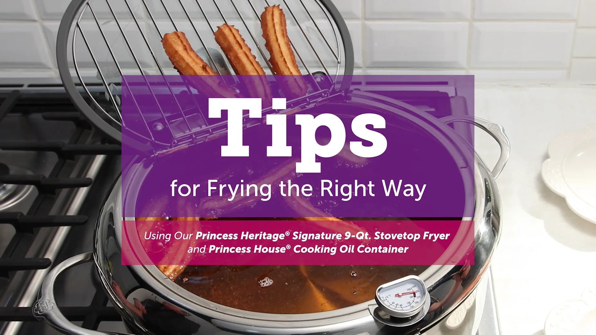 Product details for Princess Heritage® Signature 9-Qt. Stovetop Fryer