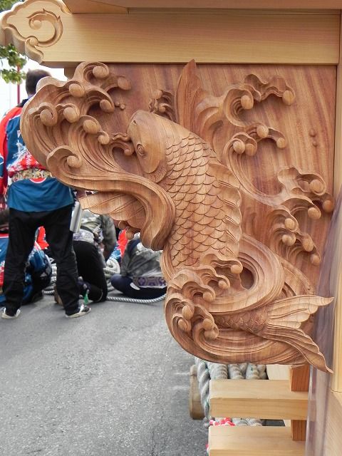 鯉の滝登り ～鯉が龍になるから登竜門～ 』』