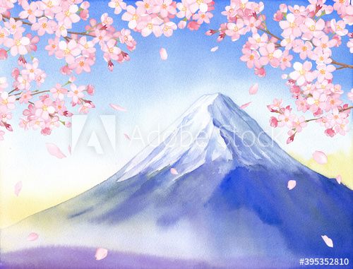 ご依頼品 風景画 花の絵 アクリル画 原画 「花桃のトンネル3」F6 ご