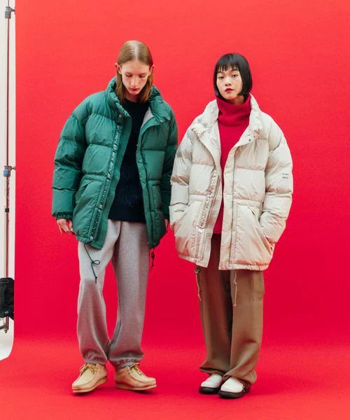 CITEN＞ パデッド ダウンブルゾン