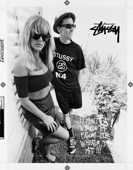 Stüssy 90's ポスター ショップディスプレイ 非売品 希少 Stüssy 90's