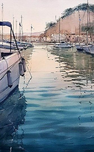 この Pinterest ボードで 33 件の「水彩画：船」や「水彩」のアイデア