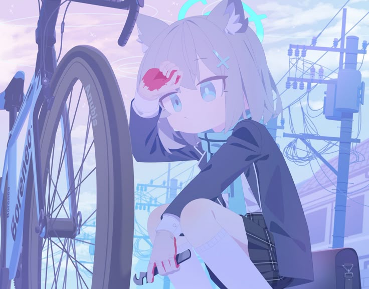 R*N様 ブルアカ シロコ ファンアート 色紙 バレンタイン 手描き