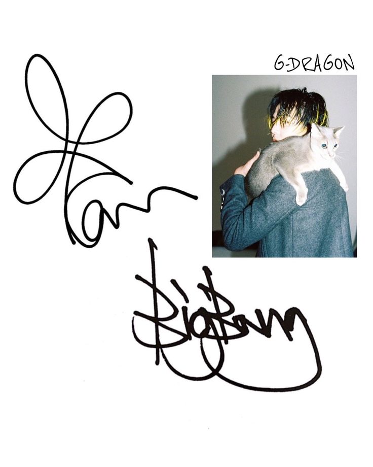 G-Dragon x DAZED KOREA #BIGBANG10 Autograph Scans ©xolochaa