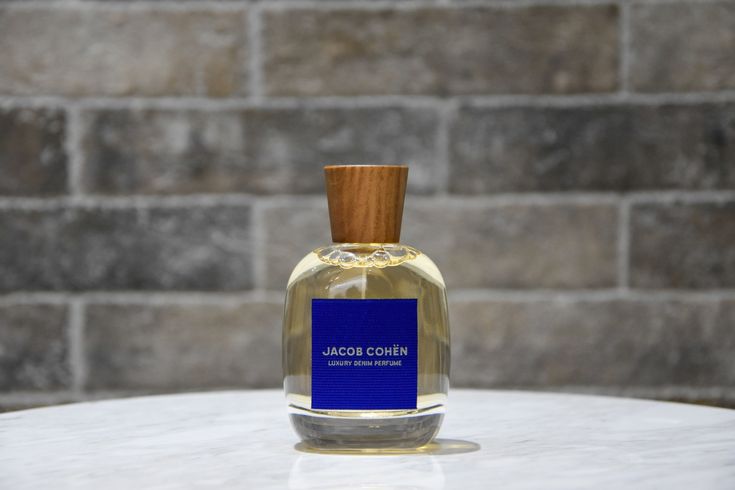 The signature Jacob Cohen denim fragrance, available in store and