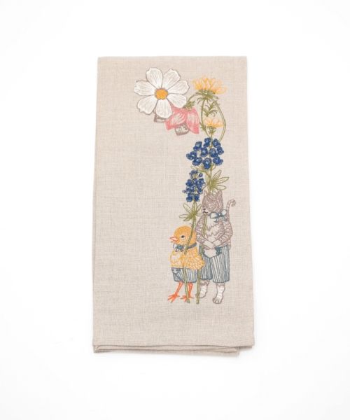 CORAL&TUSK ティータオル+刺繍カード 2点セット CORAL&TUSK ティー