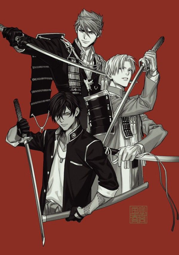 刀剣乱舞】公式絵師の小宮国春先生が「へし切長谷部・大包平・大倶利