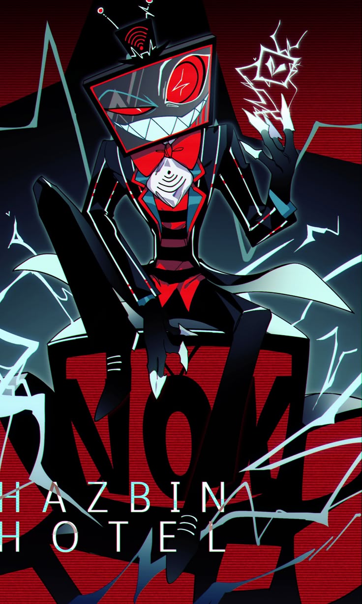 ハズビンホテル Hazbin Hotel 公式 バレンタイン限定 ポスター ハズ