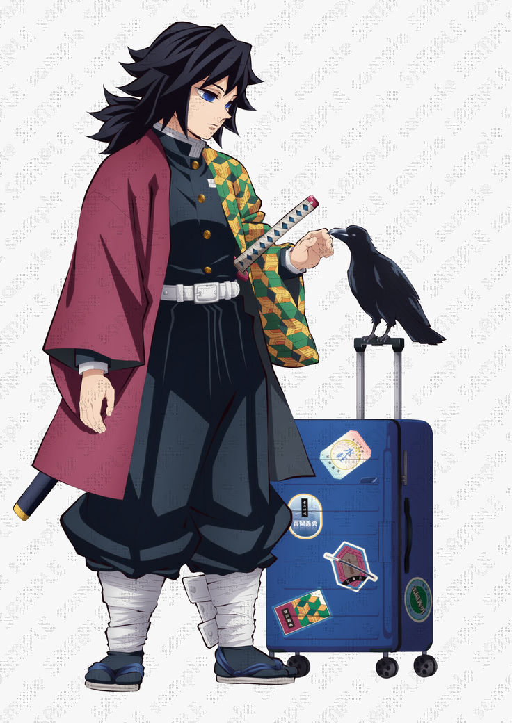 鬼滅の刃 DINING ワールドツアー B2原画ポスター 冨岡義勇 ② 鬼滅の刃