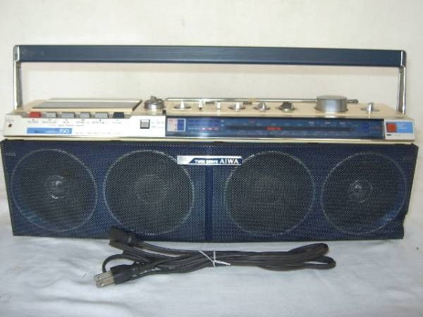 AIWA アイワ CS-J50 ラジカセ フットワークSR 昭和レトロ「中古」の