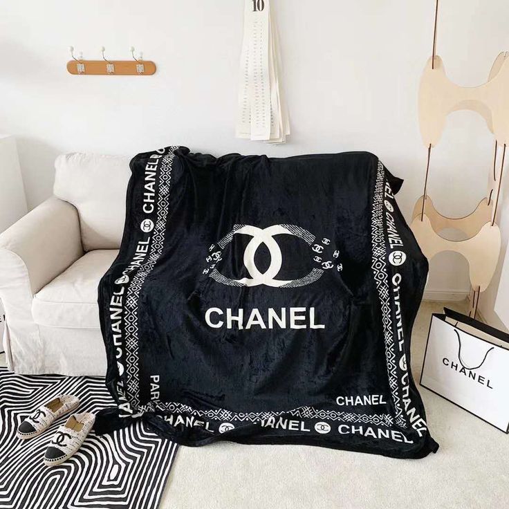 シャネル 毛布 ブランケット ブラント CHANEL ひざ掛け 膝掛け 掛け
