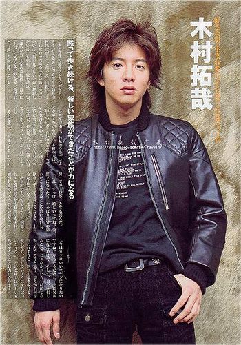 LEATHER X MELTON COMBINATION JACKET木村拓哉