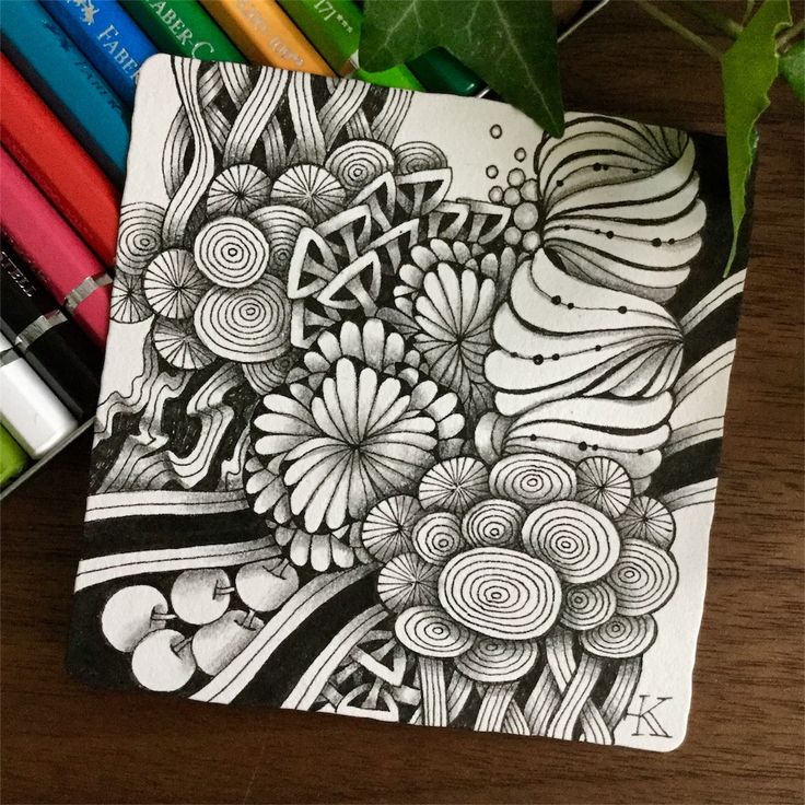 藤右衛門作、ゼンタングルアート、ゼンタングル、ペンアート、曼陀羅