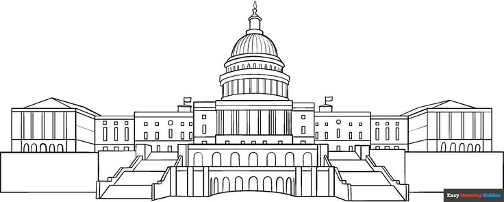 アイゼンハワー行政府ビル ペーパークラフト アイゼンハワー行政府ビル