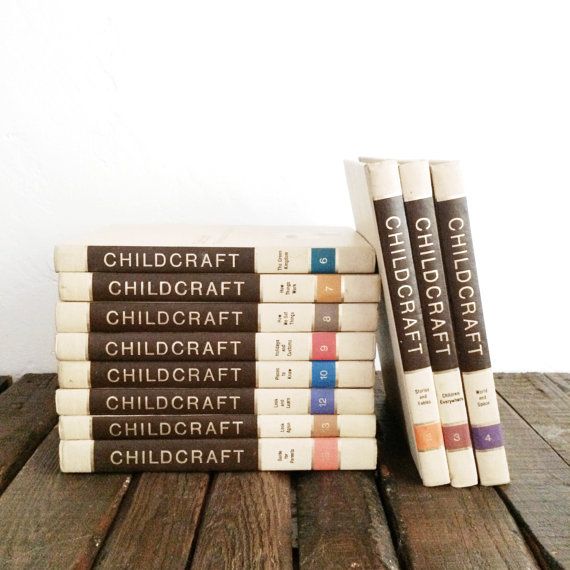 Vintage 1970s Childcraft Book Set Encyclopedia for Kids 1974