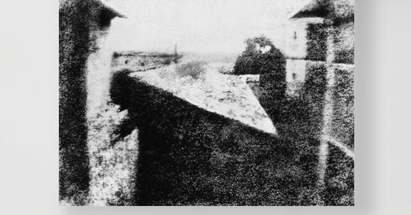 The First Photograph Ever Taken Poster Print - 16″×20″