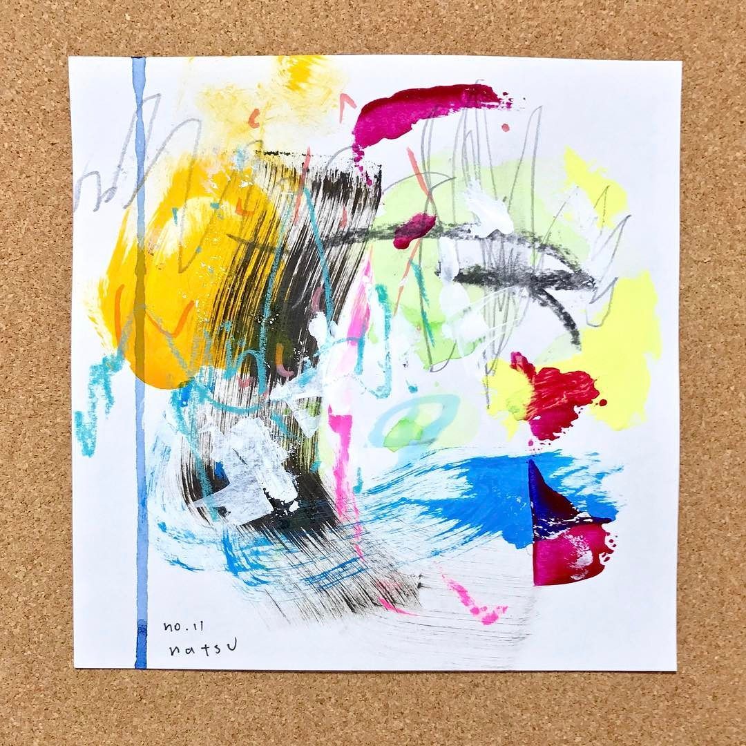 吉本 弘 『恬(やすらぐ)』真筆 油絵 絵画 抽象画