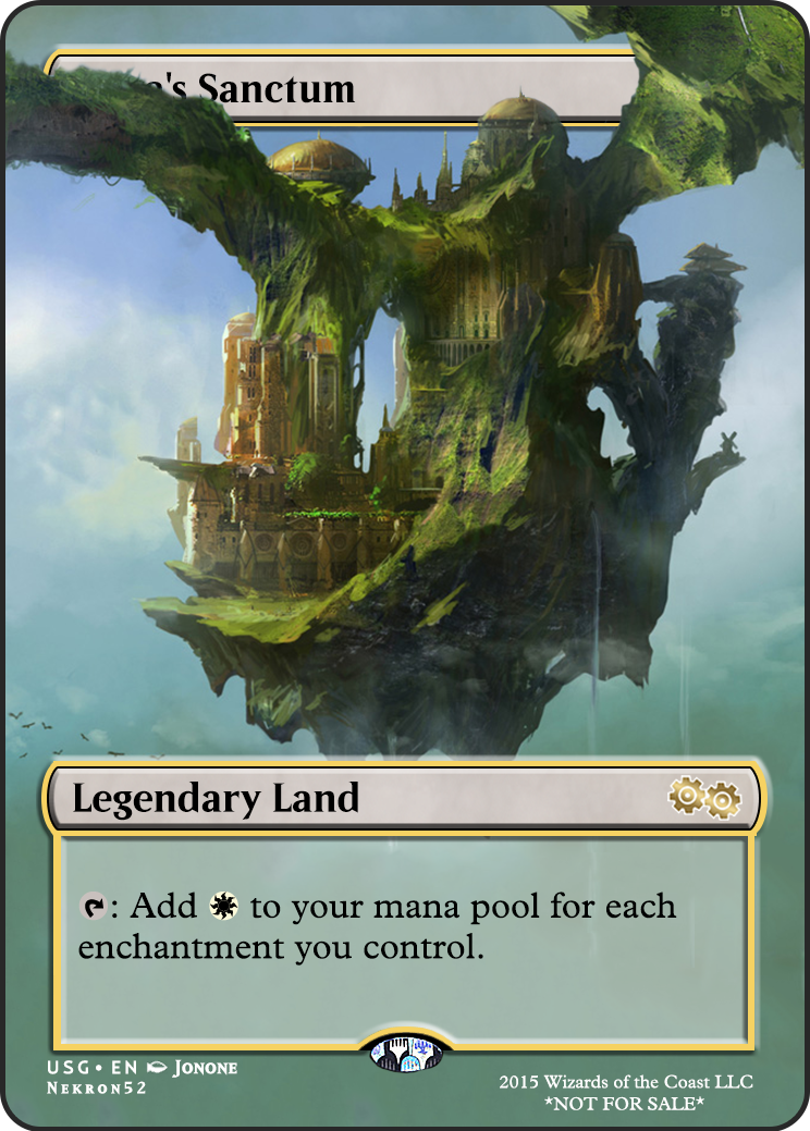 MTG ウルザズ・サーガ 英語版 土地 セラの聖域Serra's Sanctum