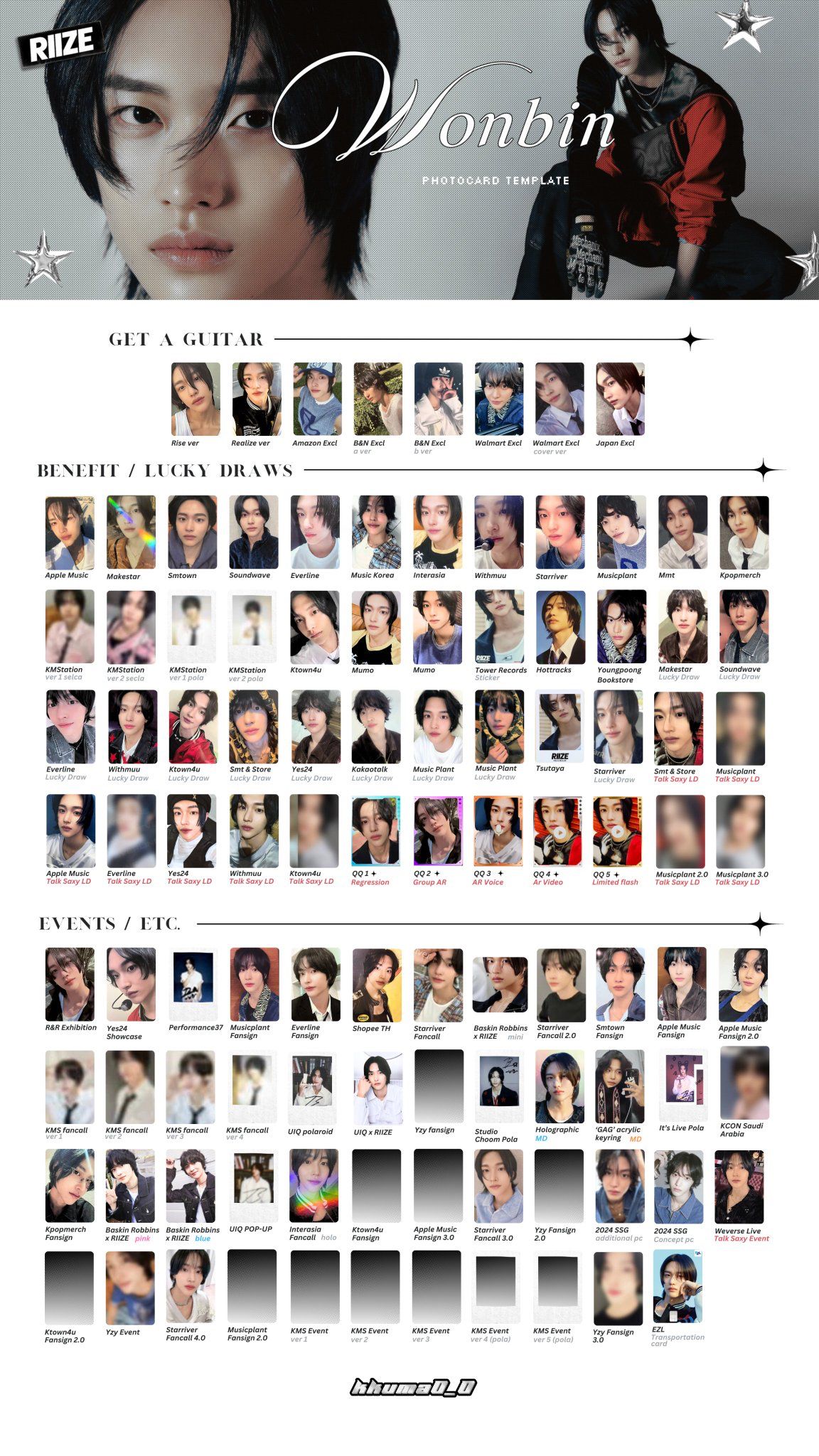 riize wonbin ウォンビン トレカ ファンクラブ 特典 アクスタ riize