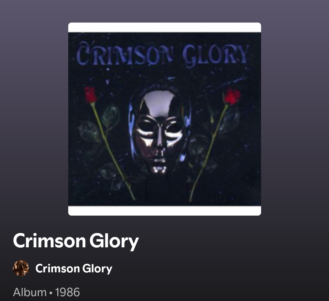 Crimson glory : r/MetalForTheMasses