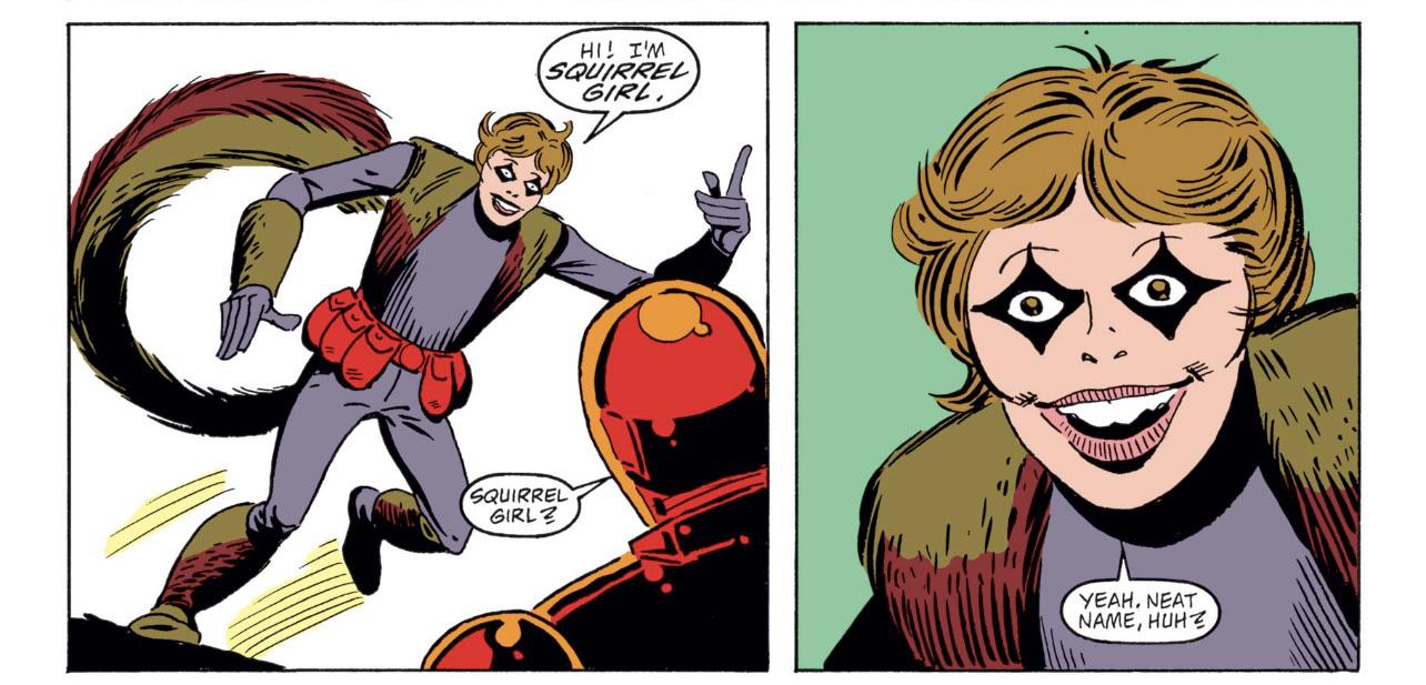 スクイレルガールは、コミックに初めて登場した頃からずいぶん変わっ