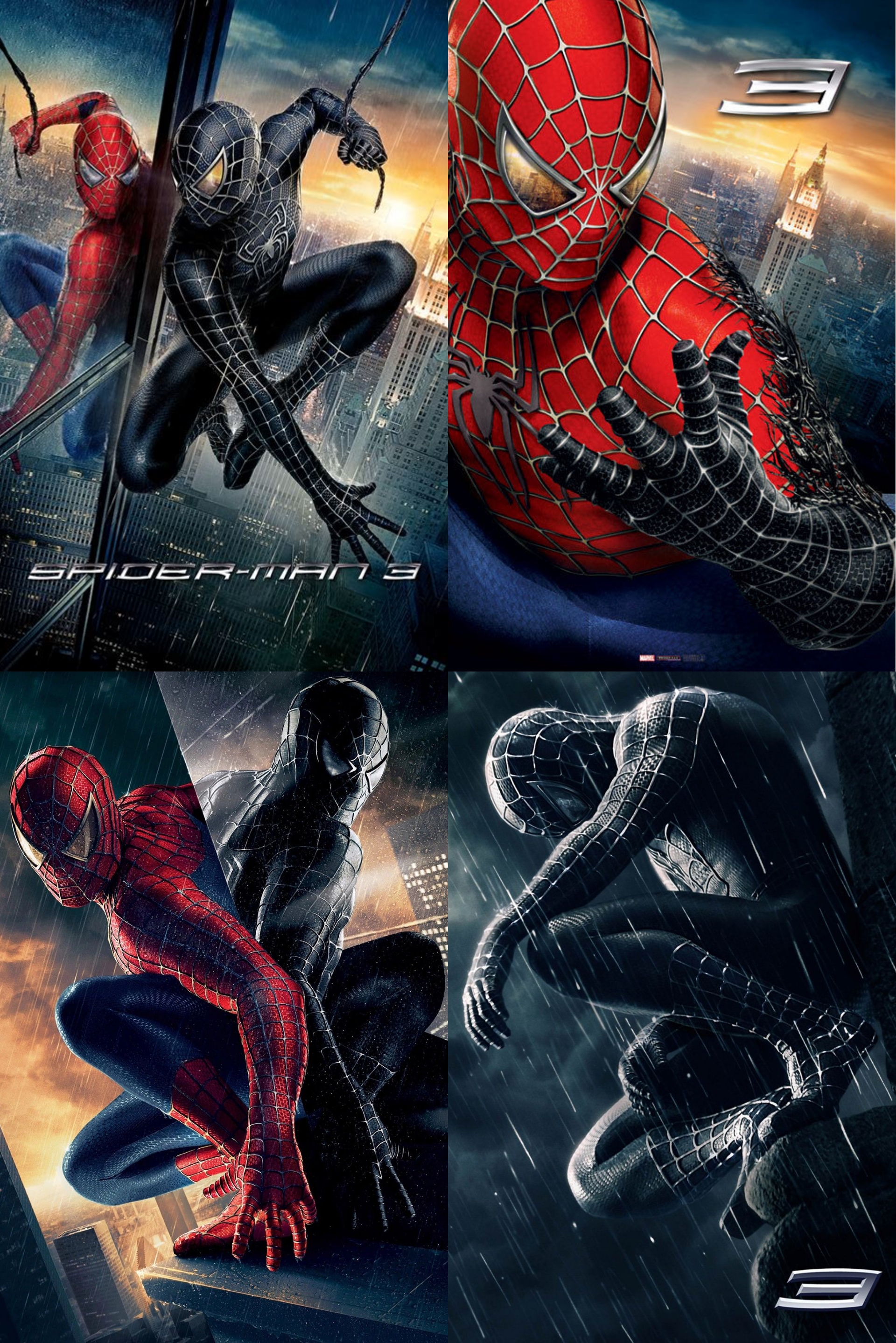 スパイダーマン3のポスターで一番好きなバージョンは？ : r/Spiderman