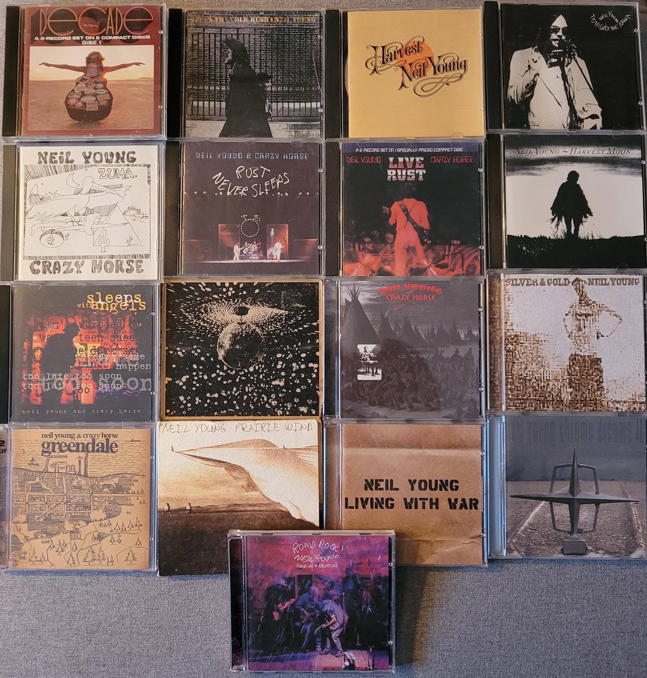 My Neil Young cd collection. What's you favorite NY album? Or