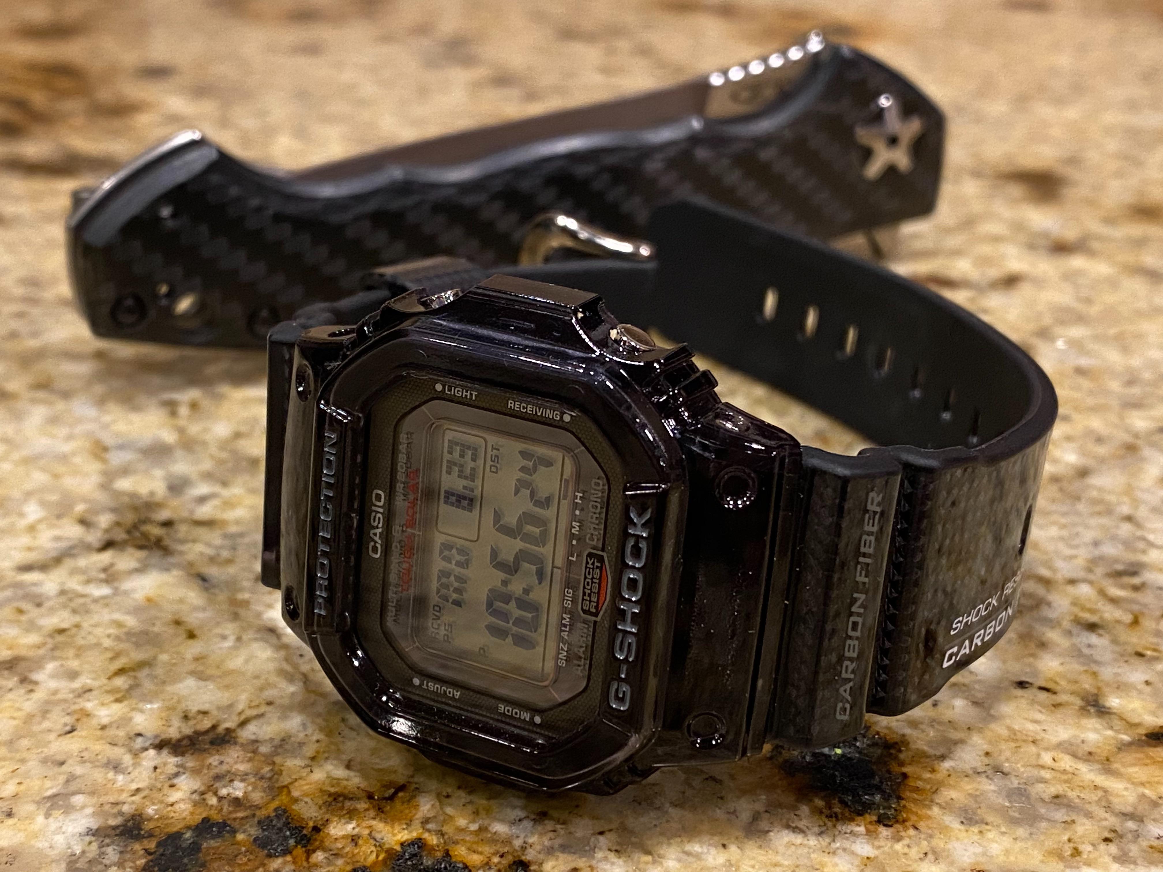 日本から到着したばかり。GW-S5600U-1JF - カーボンファイバー