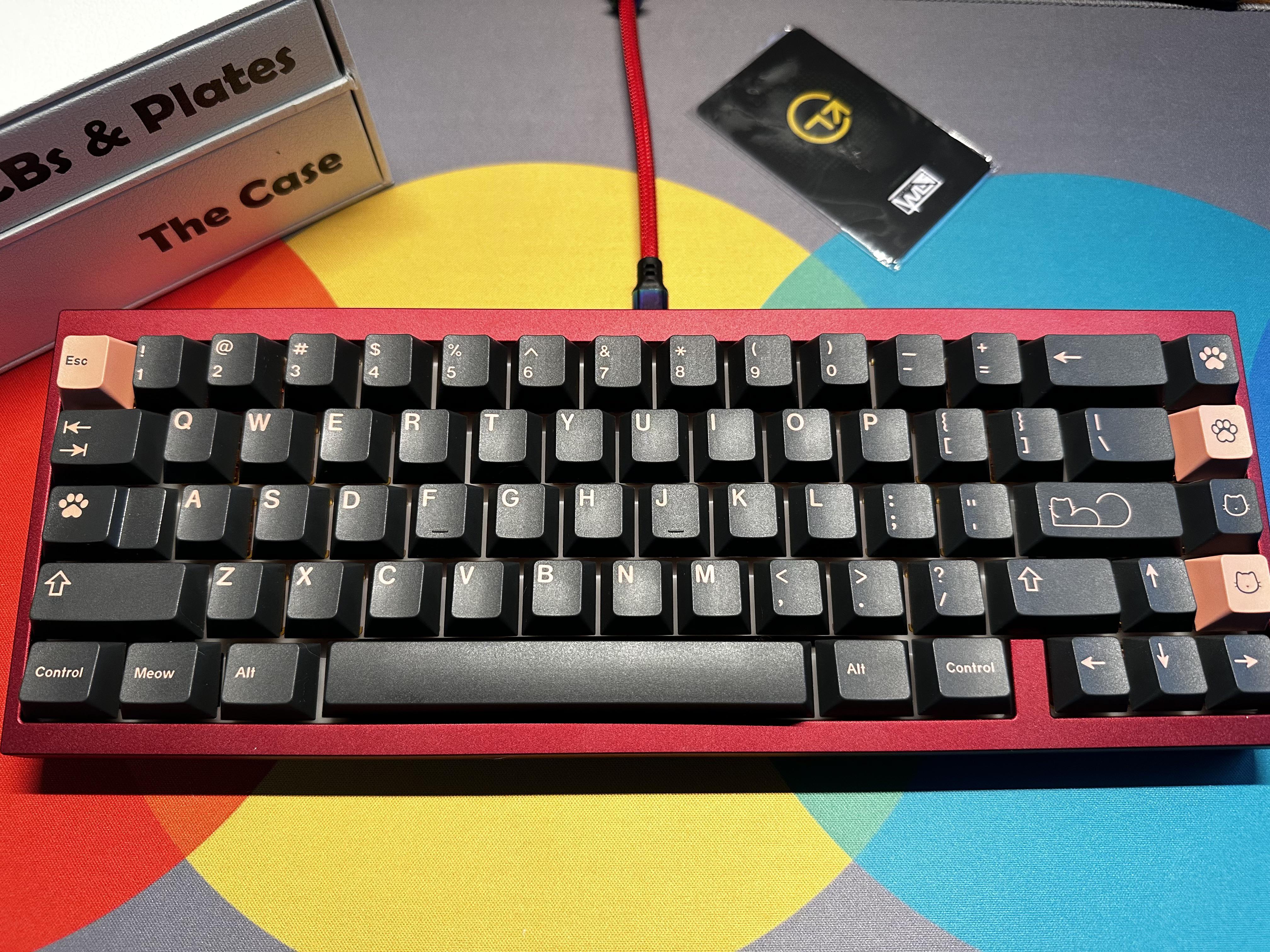 OwLab Link65 Red/ Chroma with GMK pono : r/MechanicalKeyboards