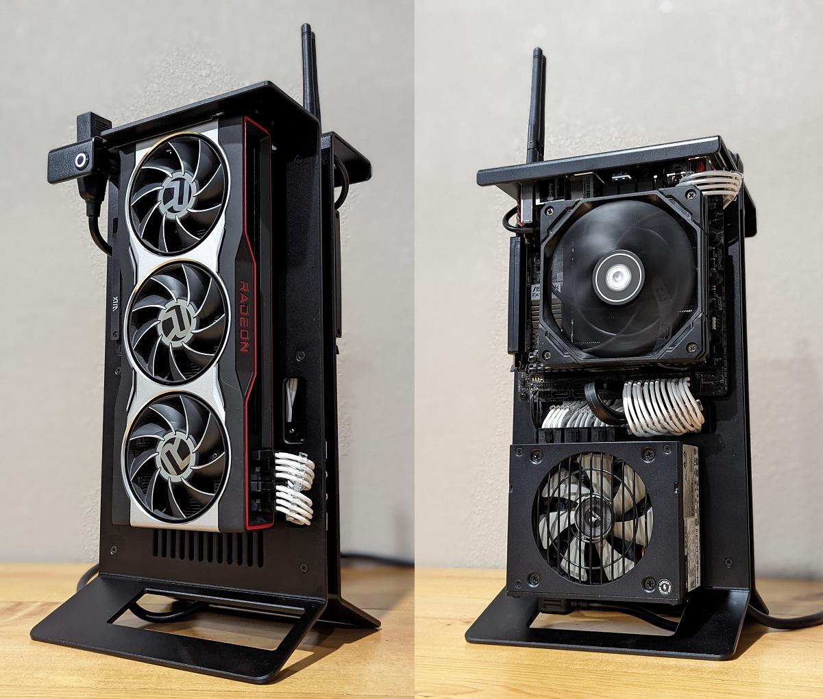 XTIA Xproto-N Build - 5800X3D with RX 6800 : r/sffpc